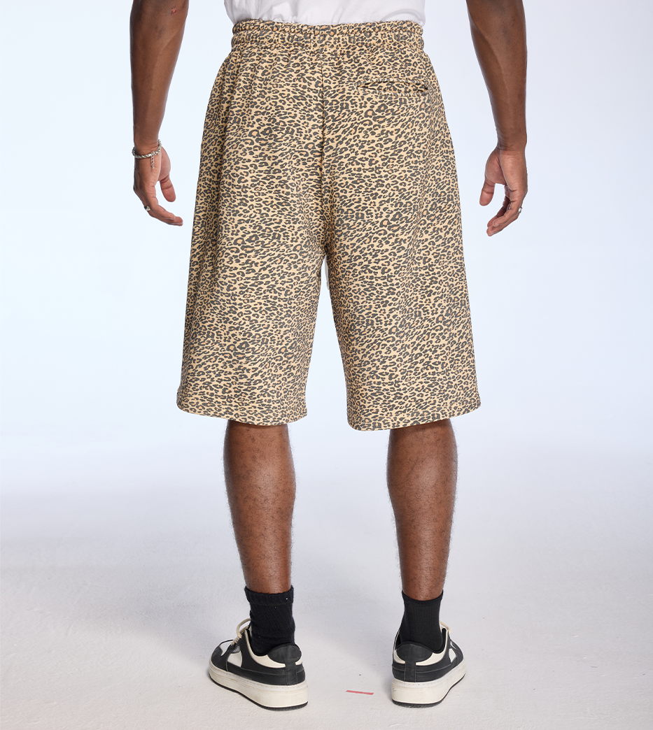 Leopard Sweat Shorts
