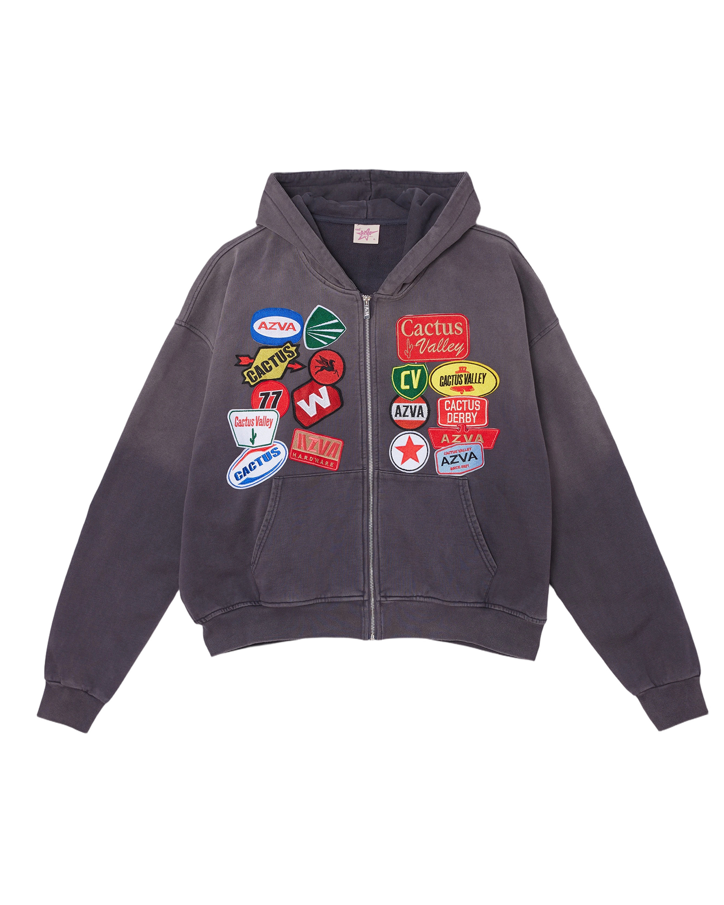 Rest Stop Hoodie - Vintage Black – AZVA Rest Stop Hoodie - Vintage Black – AZVA