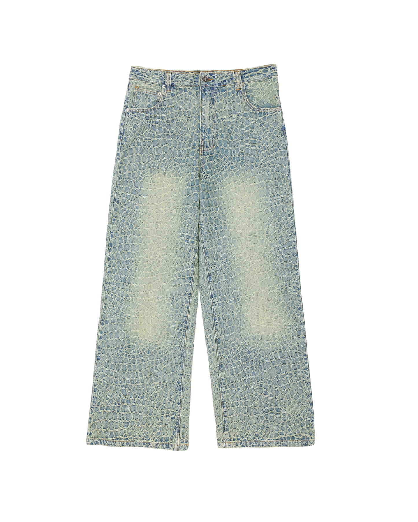 Snakeskin Denim