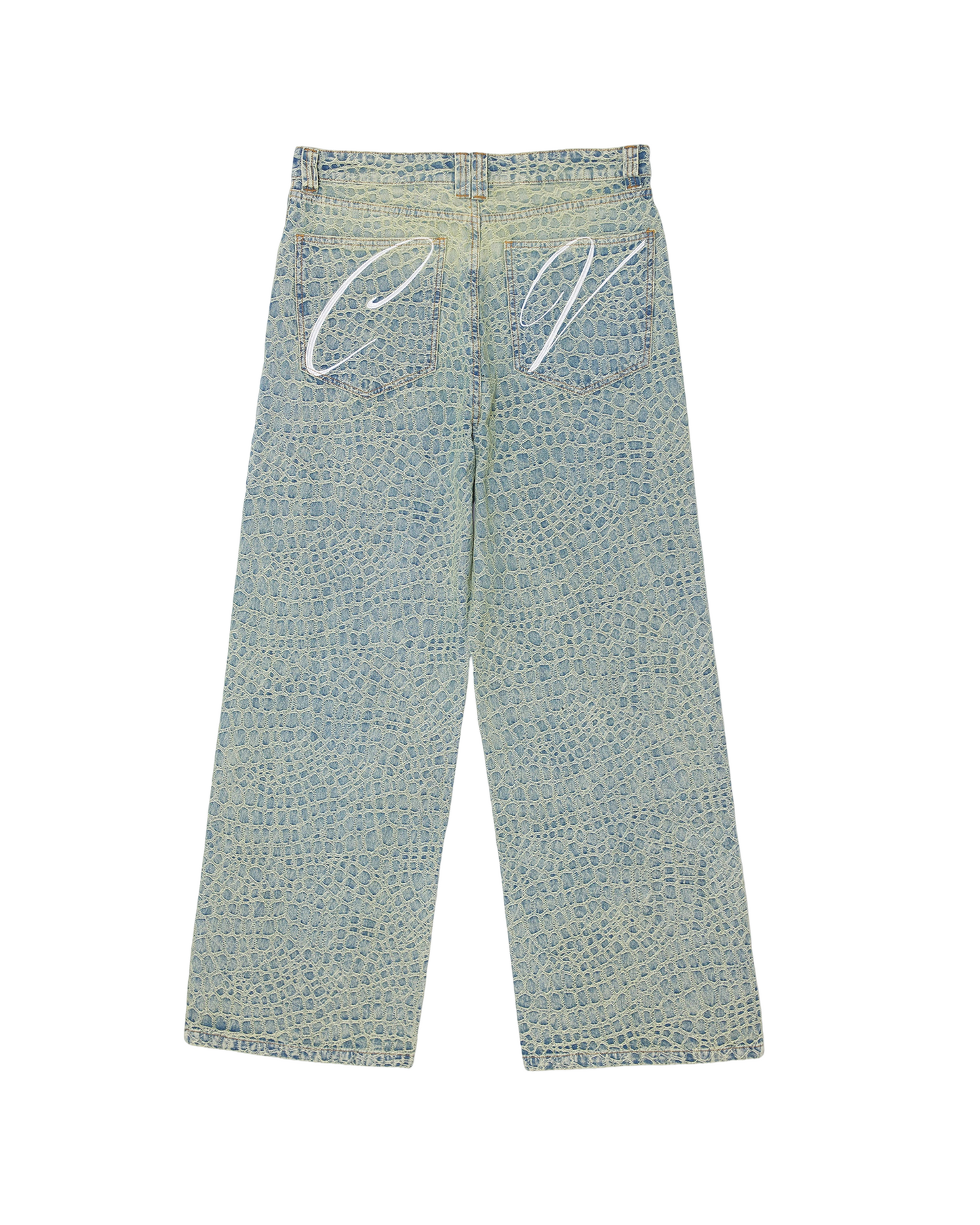Snakeskin Denim