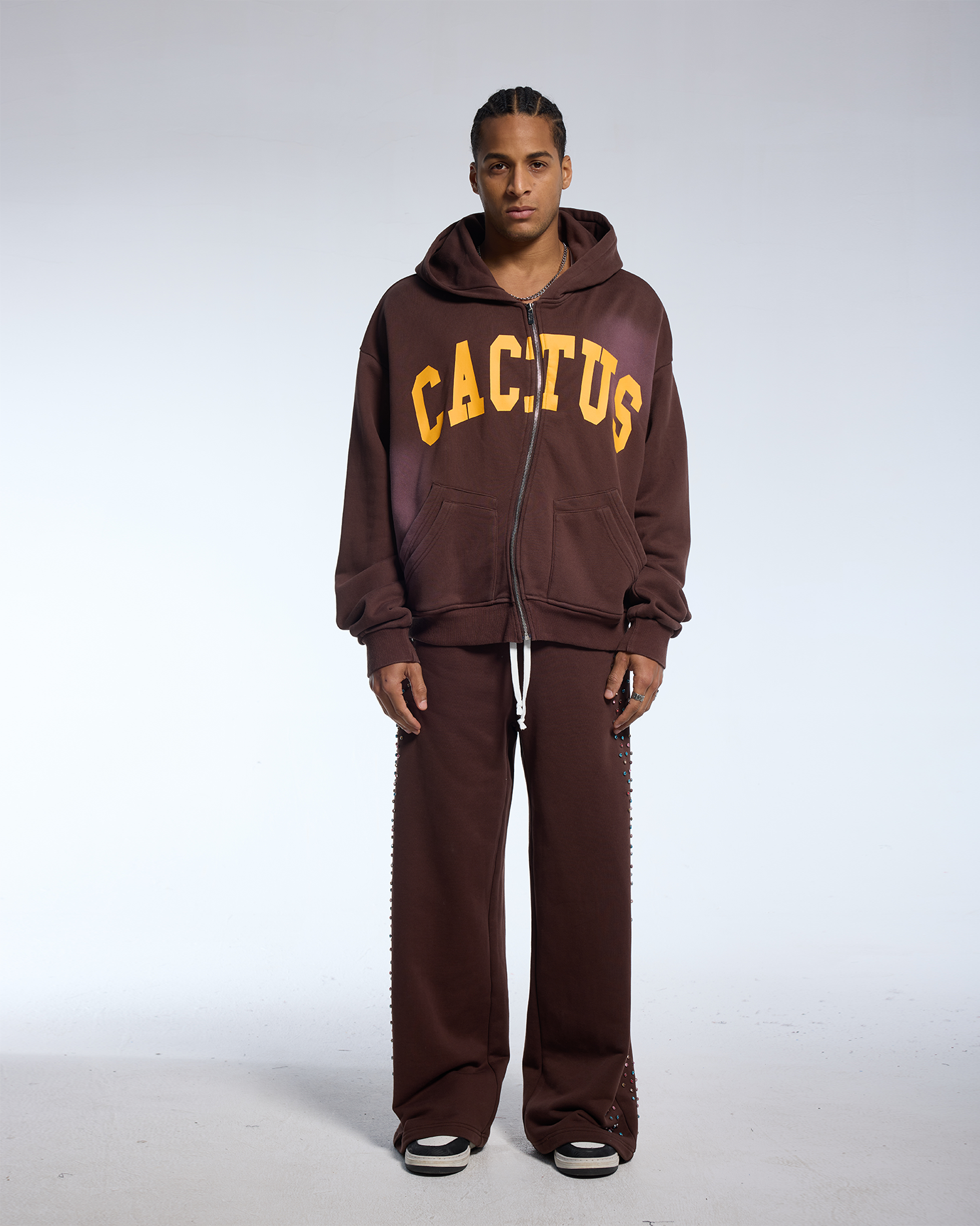 Crooked Cactus Zip Hoodie – AZVA