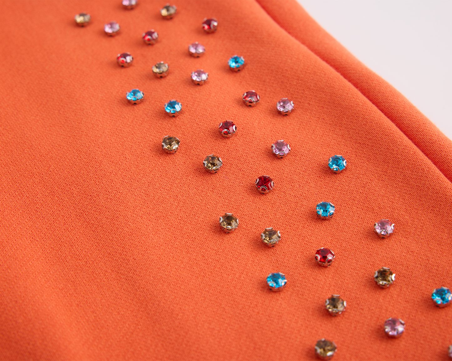 Crystal Cactus Sweat Shorts - Orange