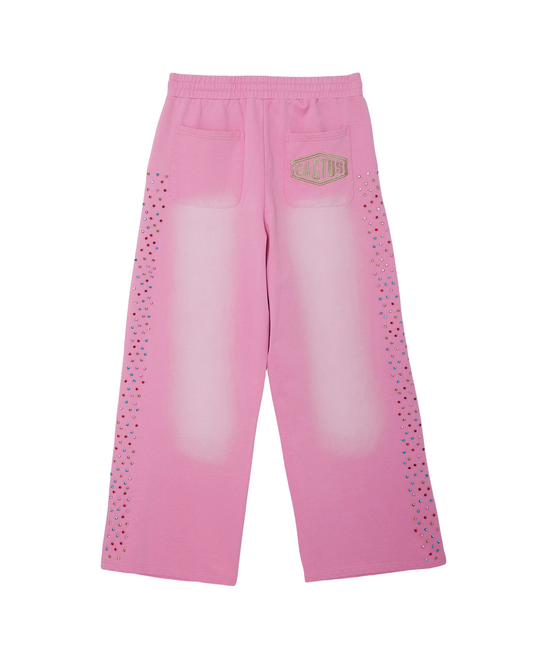 CRYSTAL CACTUS SWEATS - PINK