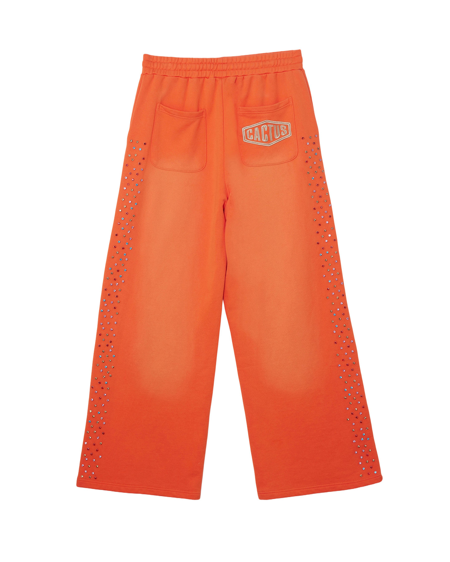 CRYSTAL CACTUS SWEATS - ORANGE