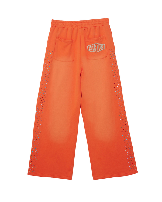 CRYSTAL CACTUS SWEATS - ORANGE