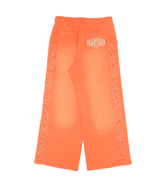 CRYSTAL CACTUS SWEATS - ORANGE