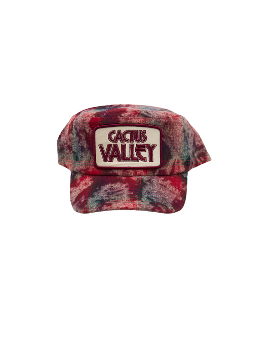 Flannel Painters Cap - Red
