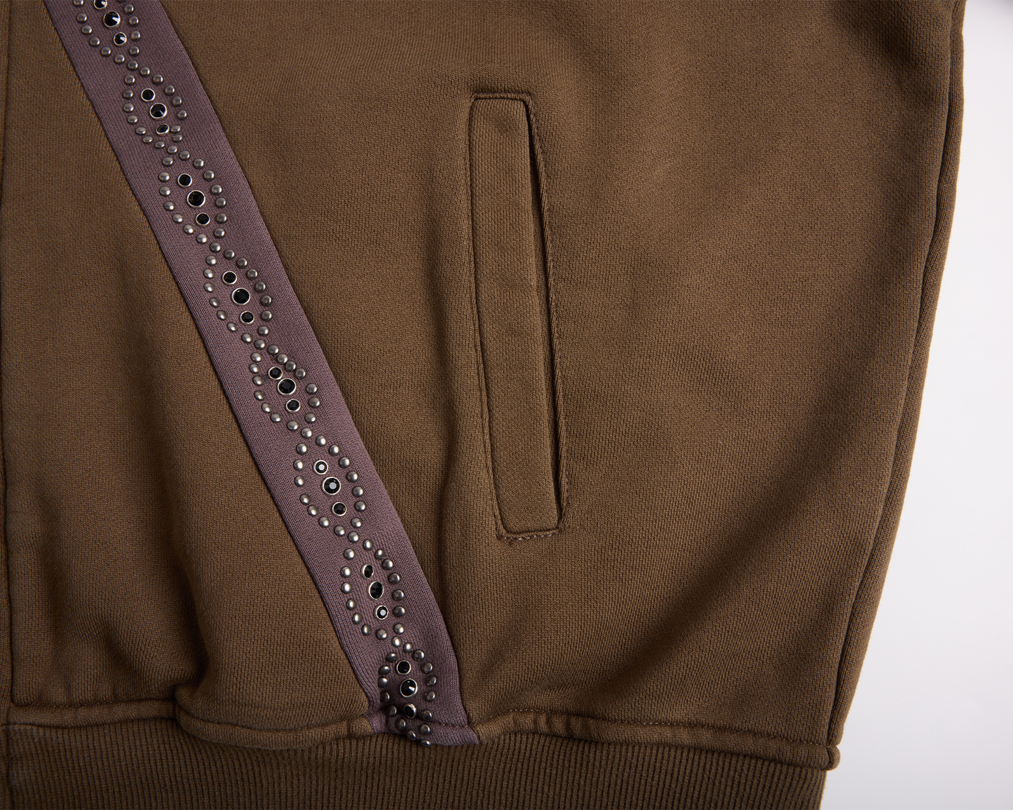 Crystal Cross ZIP UP HOODIE