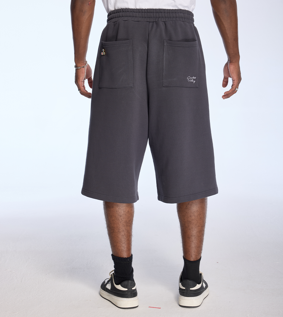 Studded Sweat Shorts