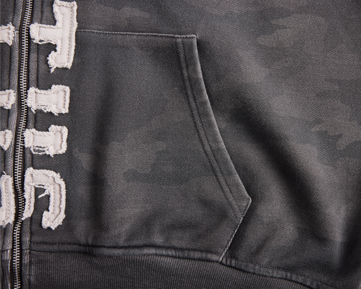 DARK CAMO ZIP UP HOODIE
