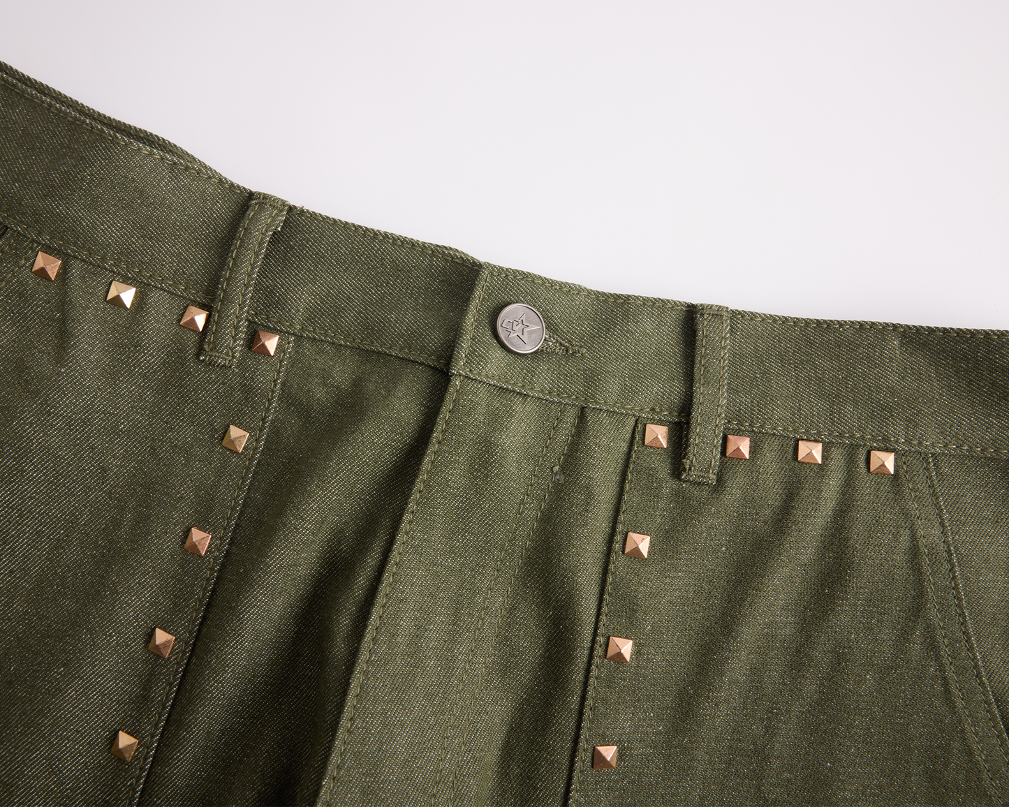 STUDDED FATIGUE PANTS