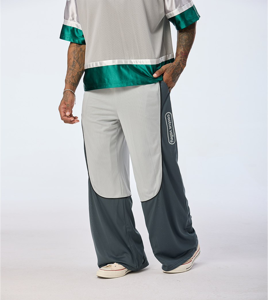 Two Tone MESH PANTS