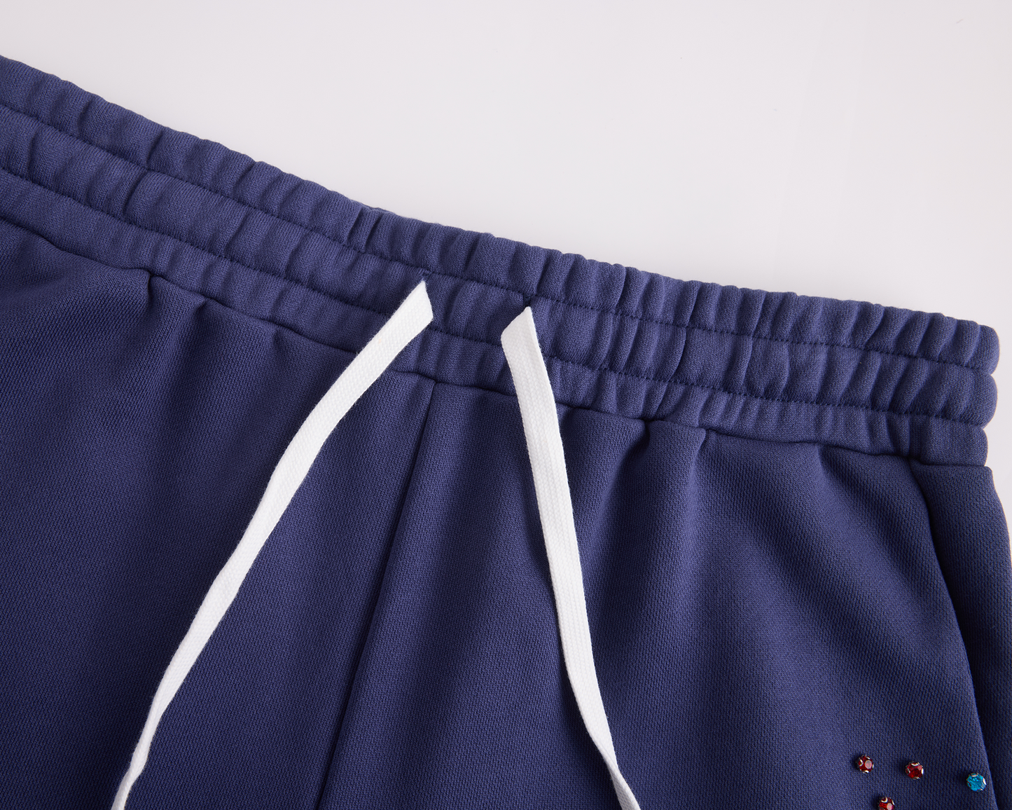 Crystal Cactus Sweat Shorts - Navy