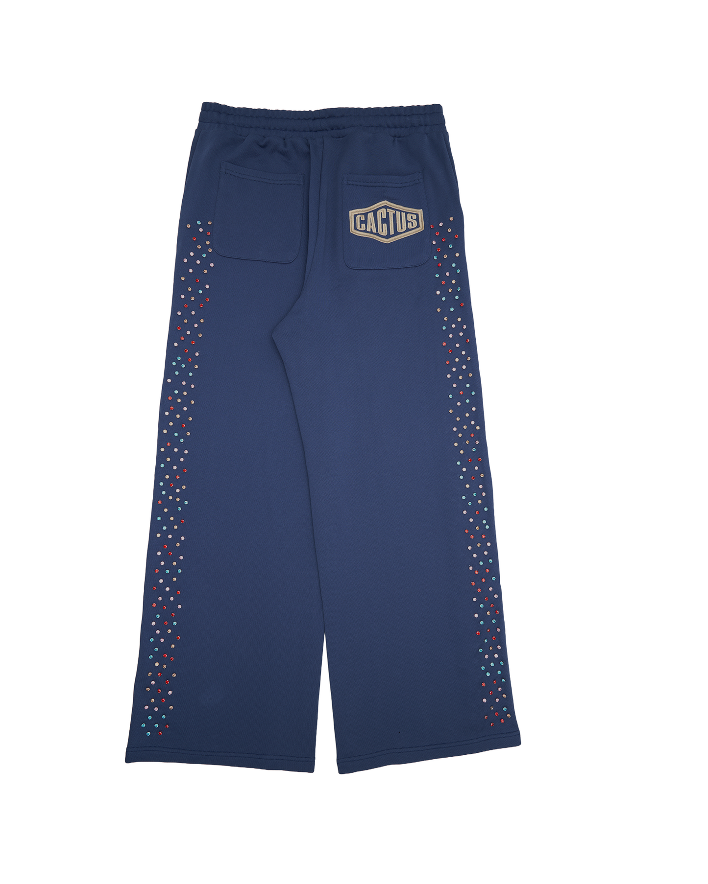 Crystal Cactus Sweats - Navy