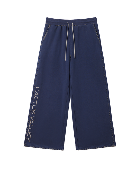 BLANKET STITCH SWEATPANTS
