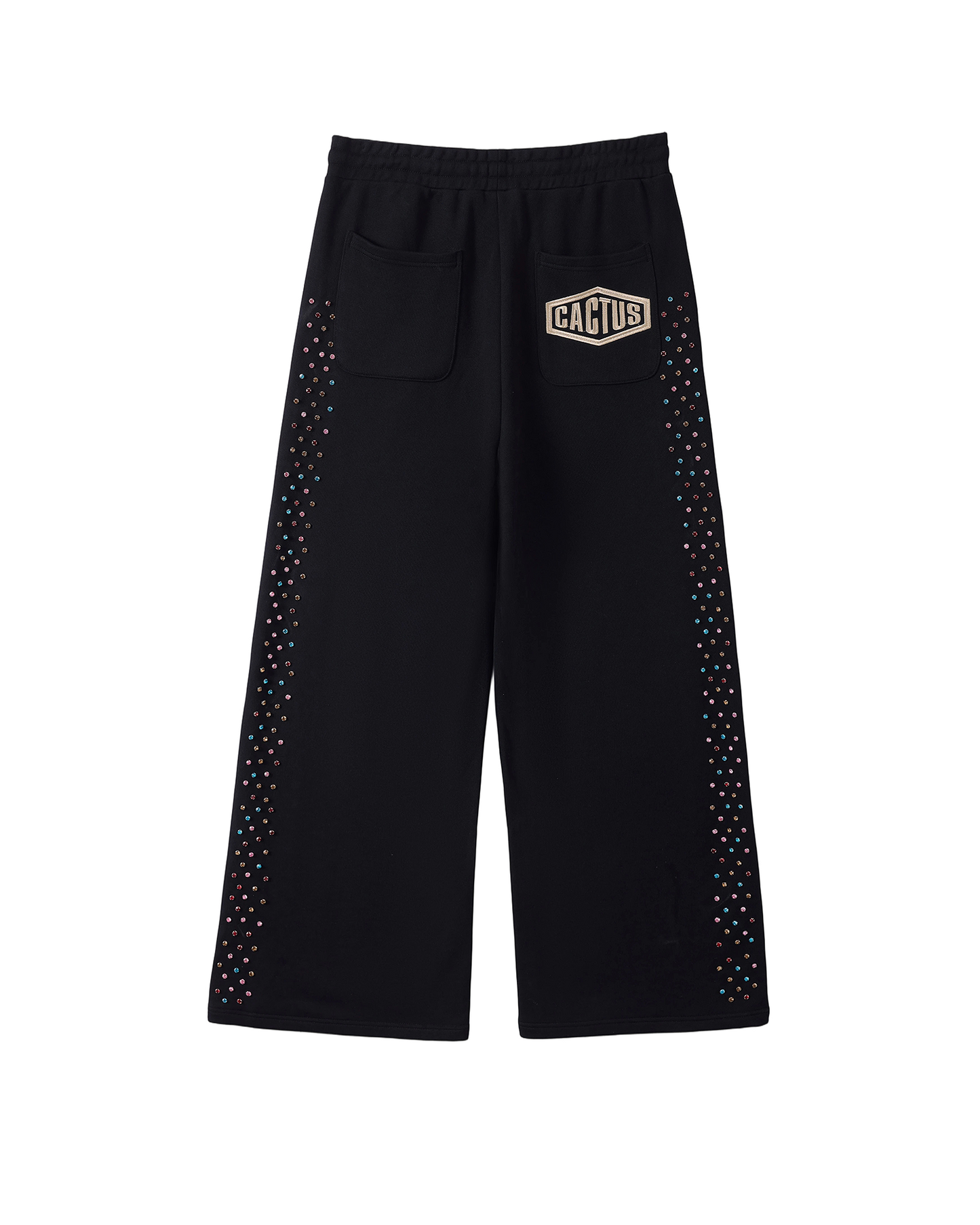 Crystal Cactus Sweats - Black