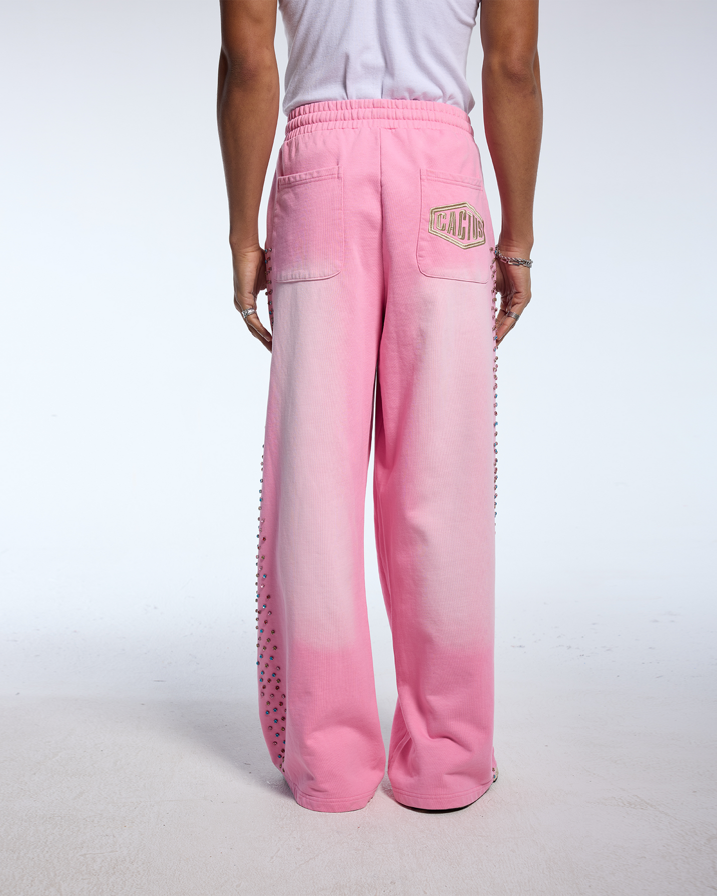 CRYSTAL CACTUS SWEATS - PINK