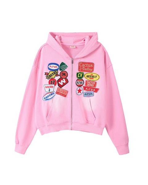 Rest Stop Hoodie - Pink – AZVA