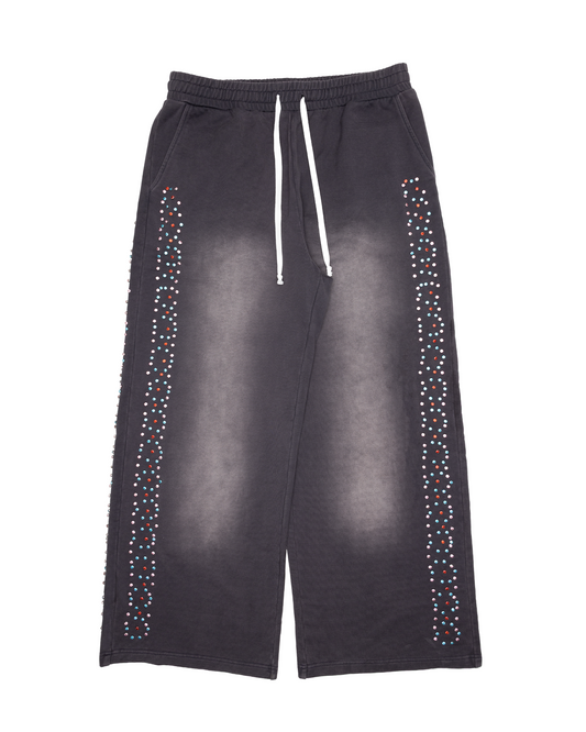 CRYSTAL CACTUS SWEATS - VINTAGE BLACK