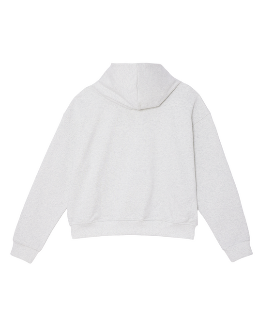 Crystal Cactus Zip Hoodie - Grey