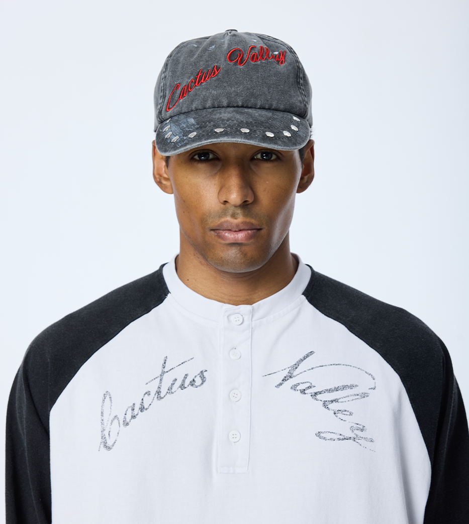 STUDDED SCRAPS CAP