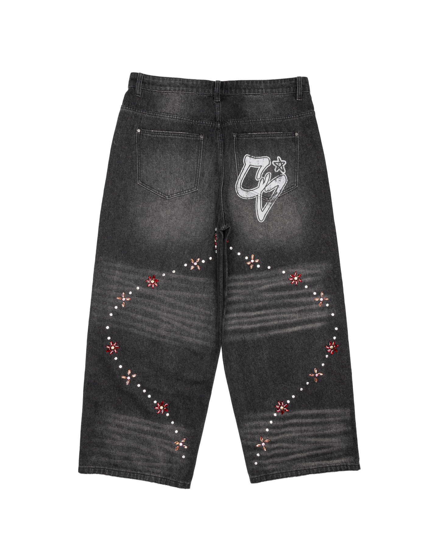 FLOWER CRYSTAL DENIM