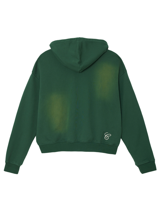 Hidden Crystal Zip Hoodie