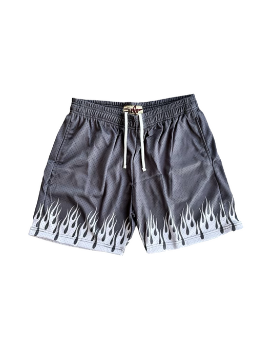Flame Mesh Shorts