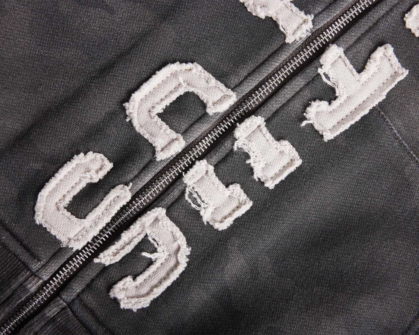 DARK CAMO ZIP UP HOODIE