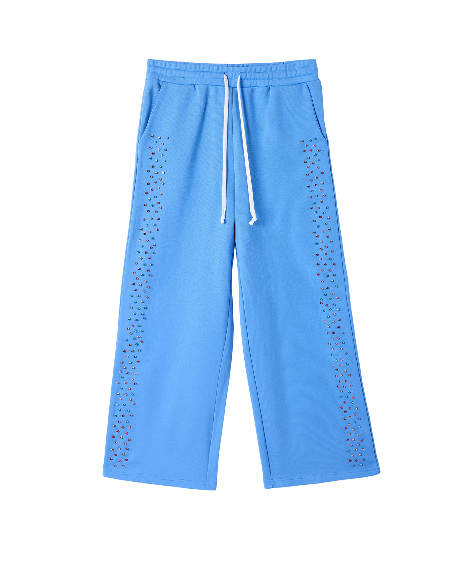 Stack Blue Sweats CRYSTAL CACTUS SWEATS - BABY BLUE – AZVA