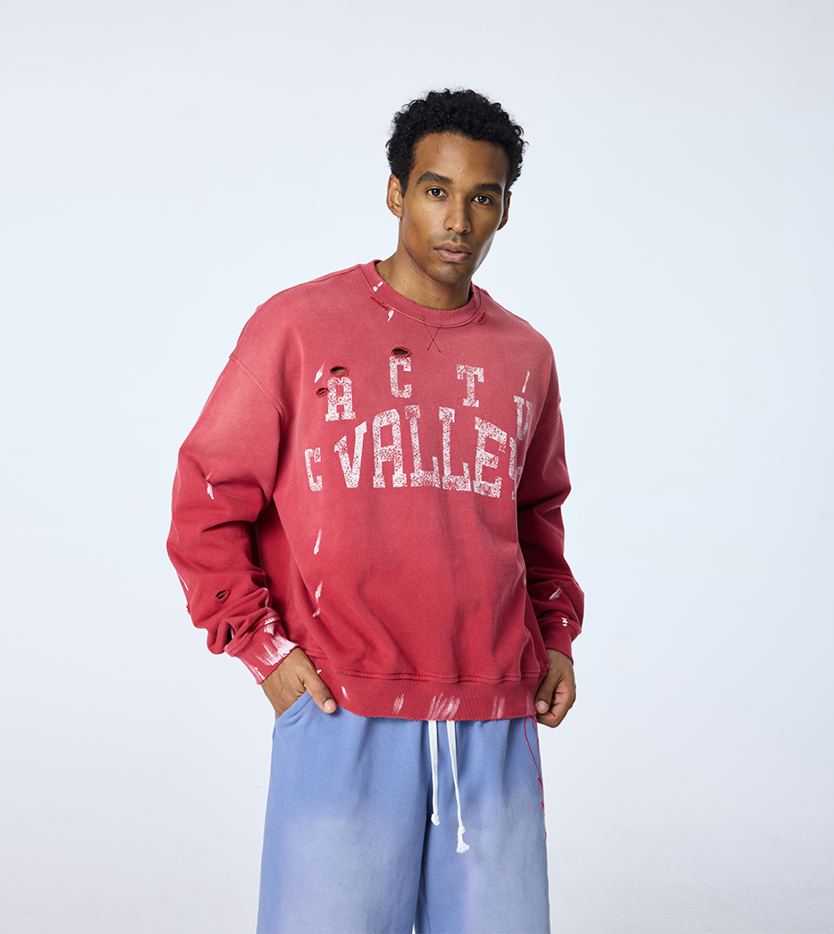 CV Red Paint Splatter Crew