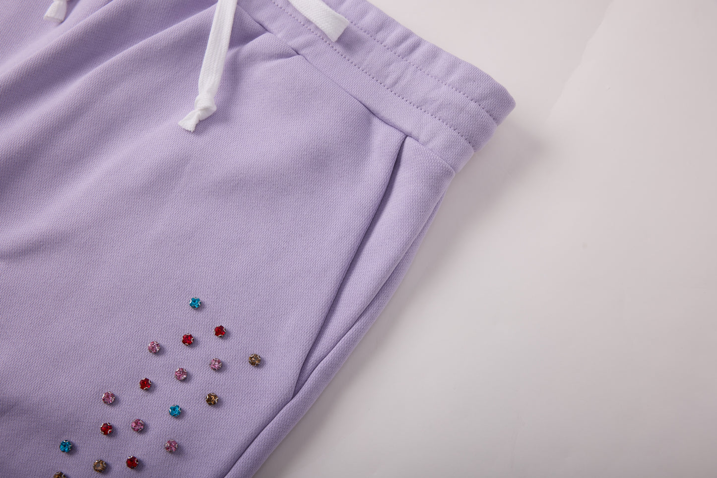 CRYSTAL CACTUS SWEATS - LAVENDER