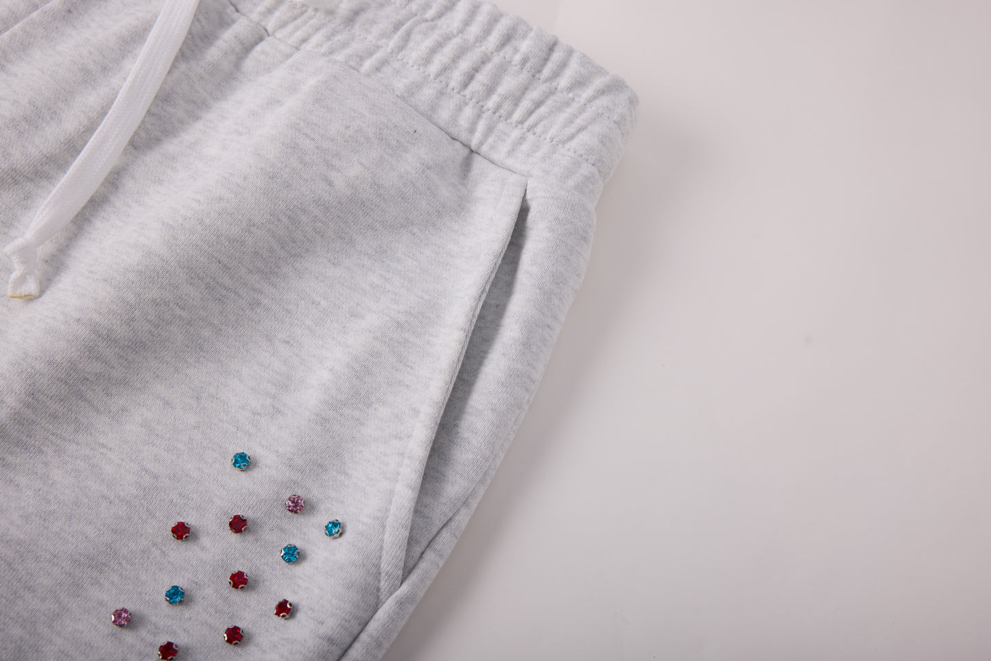 Crystal Cactus Sweats - Grey