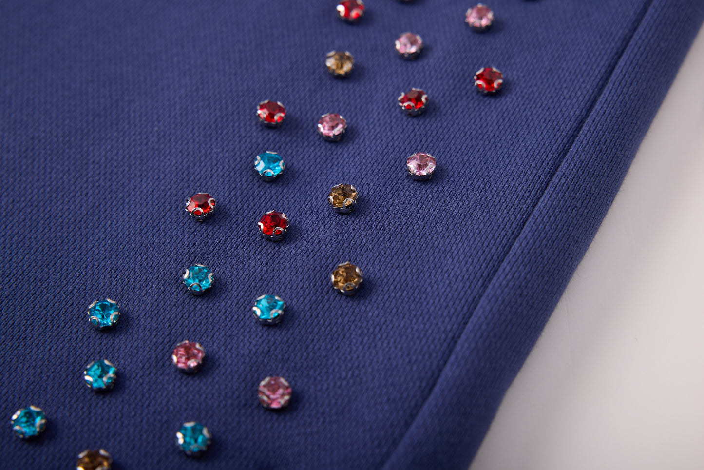 Crystal Cactus Sweats - Navy