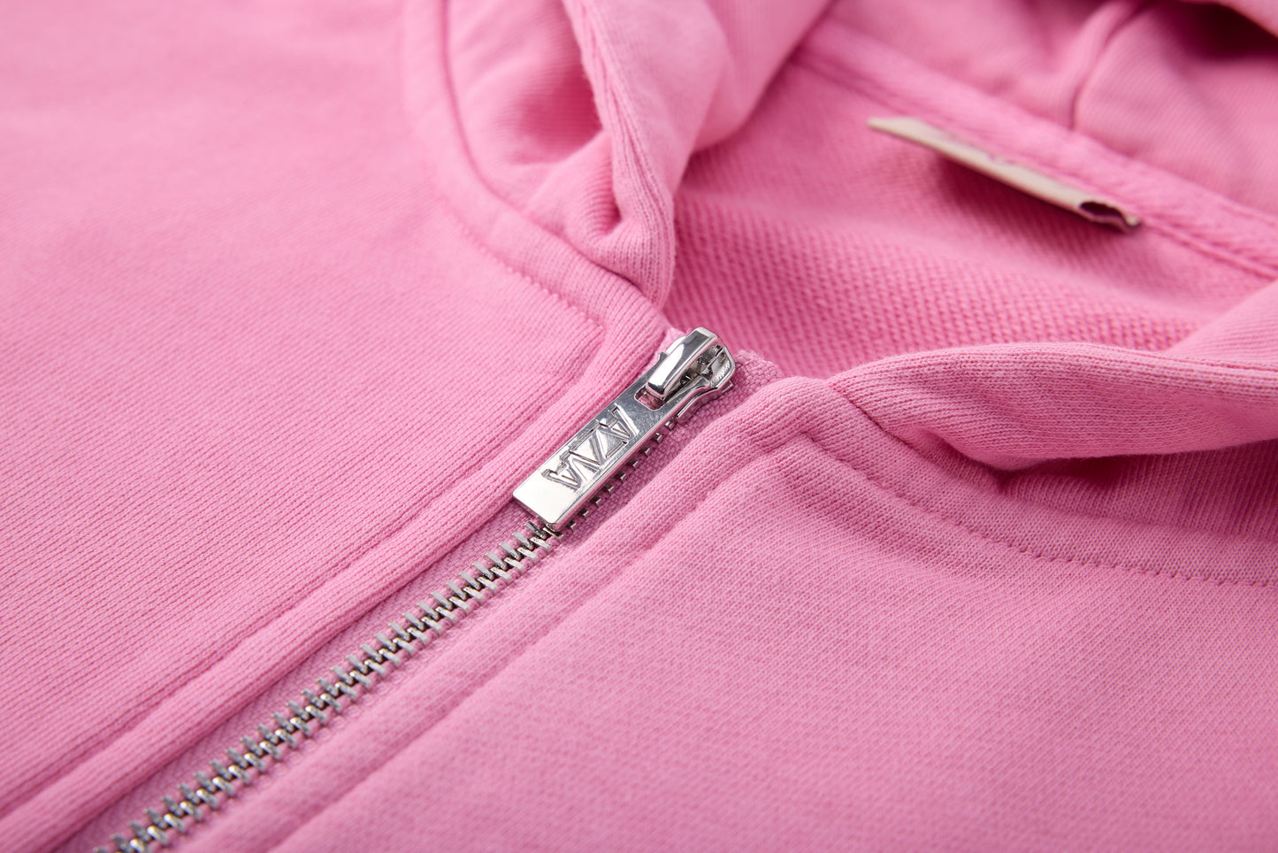 CRYSTAL CACTUS ZIP HOODIE - PINK