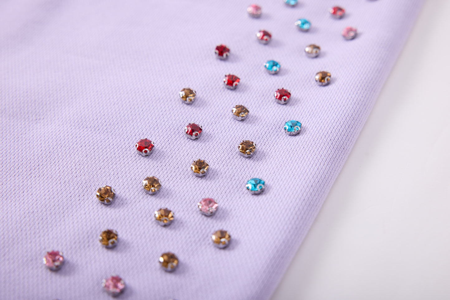 CRYSTAL CACTUS ZIP HOODIE - LAVENDER