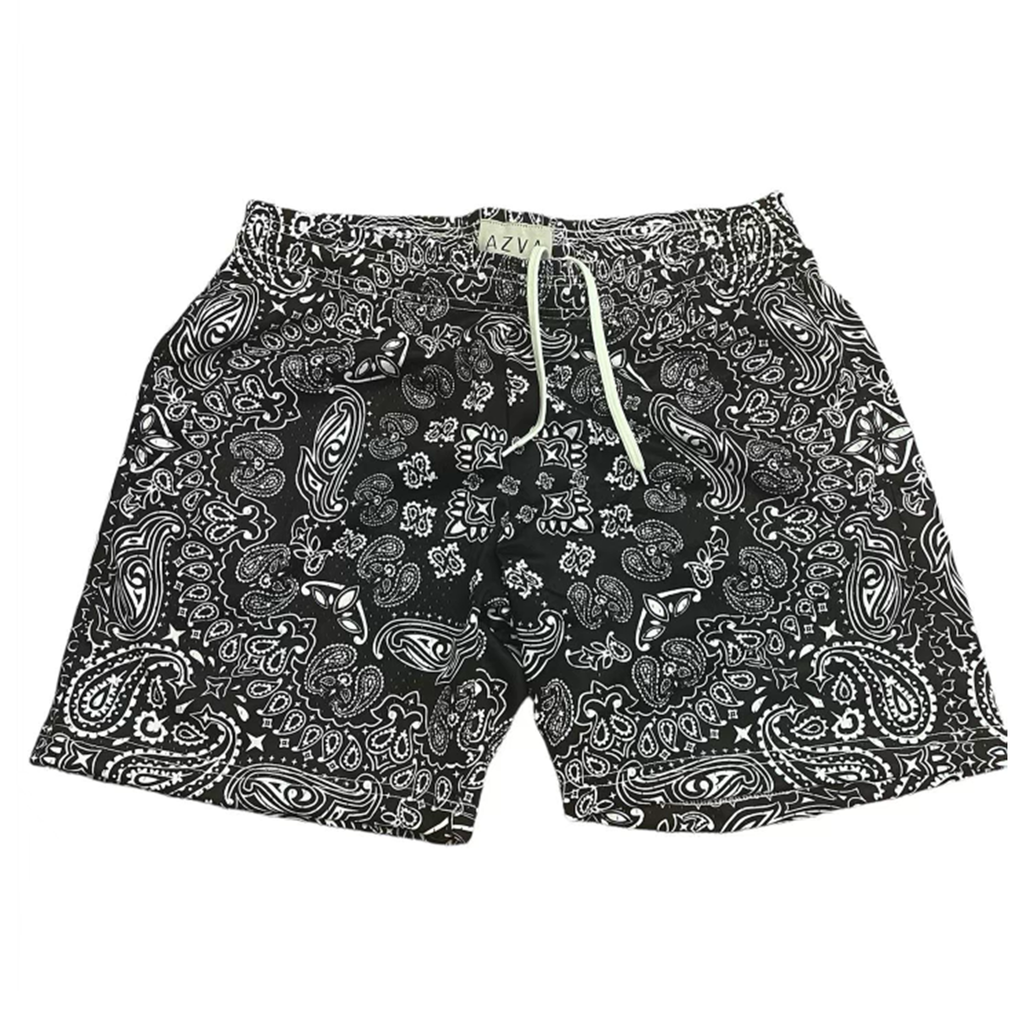 MARIANNA PAPERBAG SHORTS IN PAISLEY - Honest Boutique